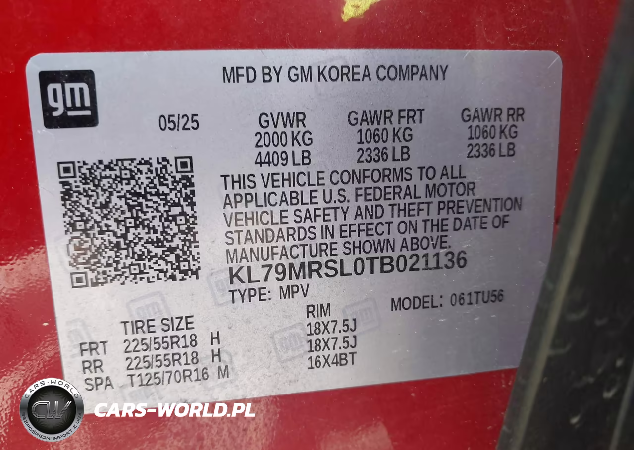 2026 Chevrolet Trailblazer Awd Lt VIN:KL79MRSL0TB021136 - 9
