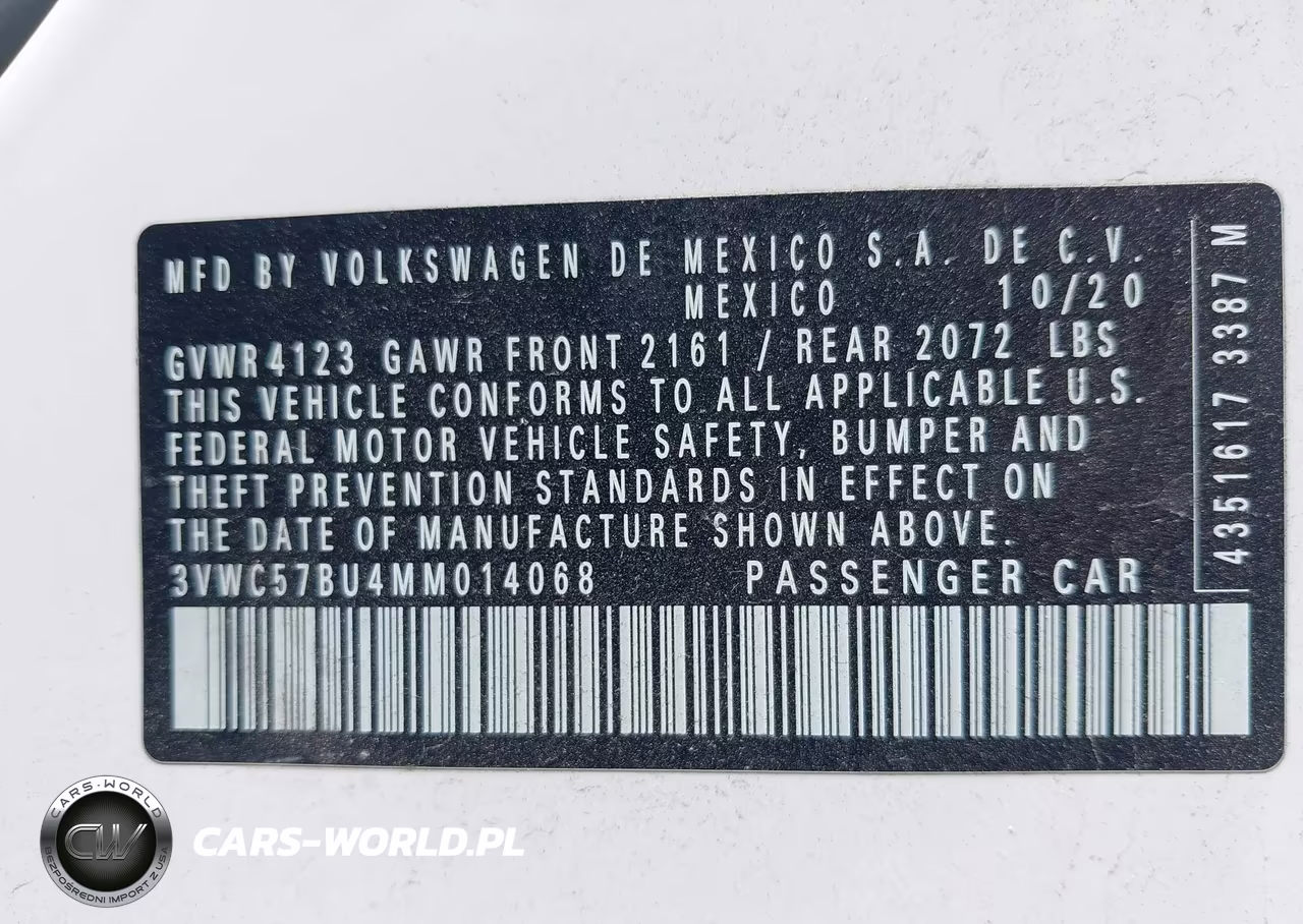 2021 Volkswagen Jetta 1.4T R-Line-1.4T S-1.4T Se VIN:3VWC57BU4MM014068 - 9