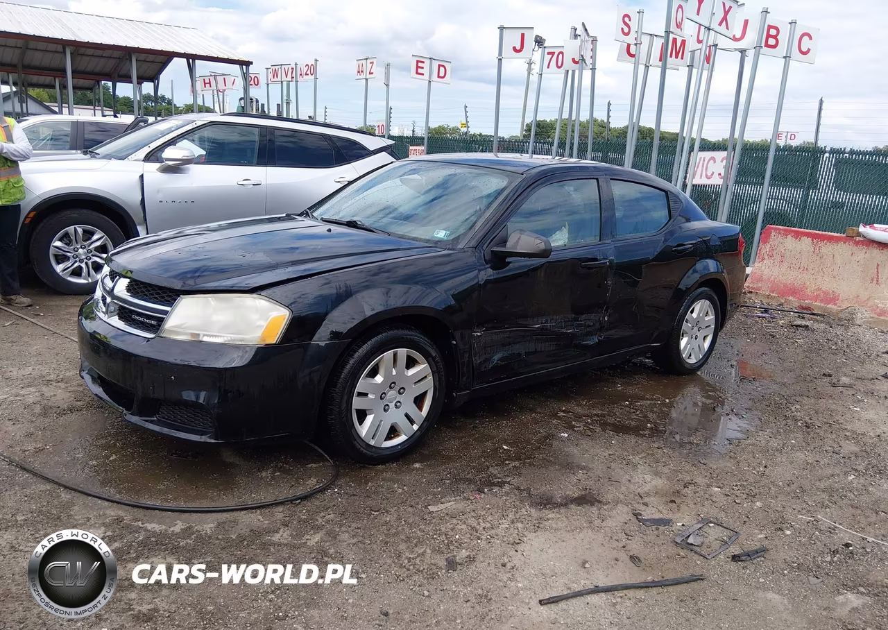 2012 Dodge Avenger Se VIN:1C3CDZABXCN122740 - 2