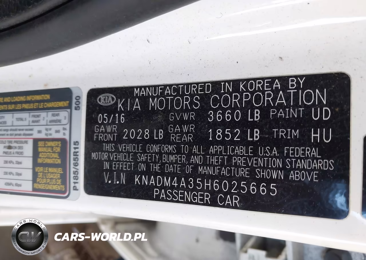 2017 Kia Rio Lx VIN:KNADM4A35H6025665 - 9