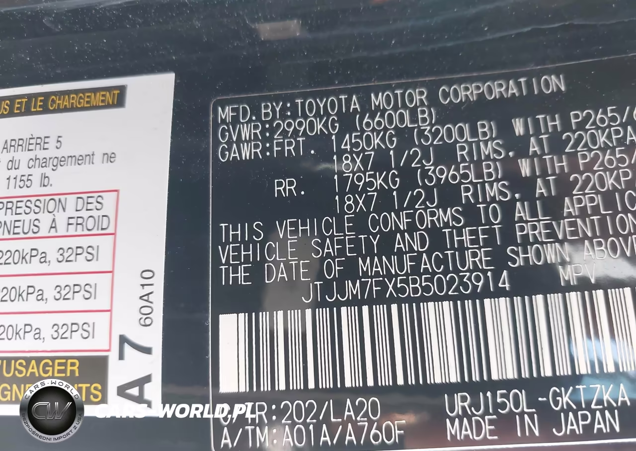 2011 Lexus Gx 460 Premium VIN:JTJJM7FX5B5023914 - 9