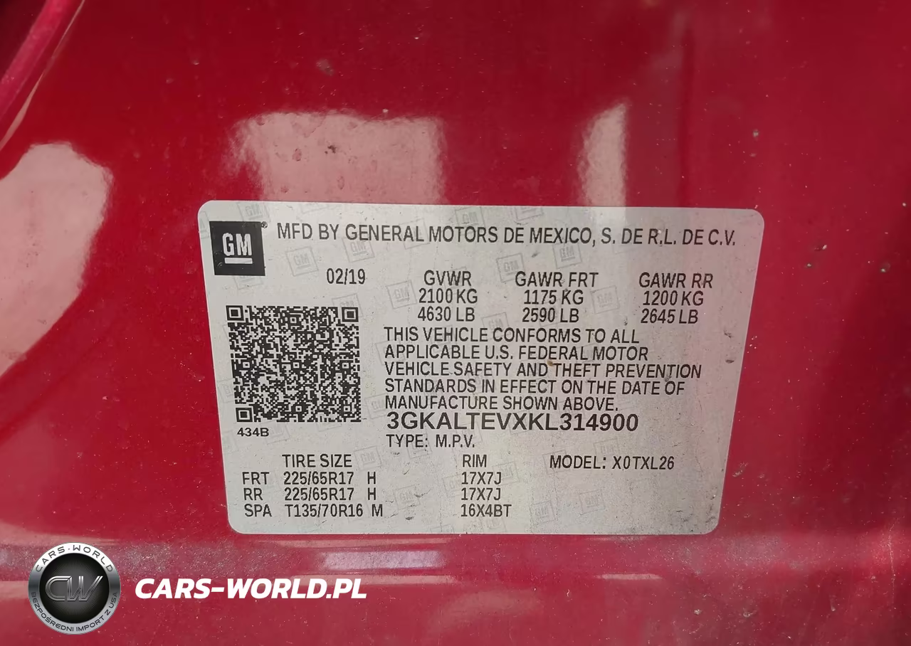2019 GMC Terrain Sle VIN:3GKALTEVXKL314900 - 9