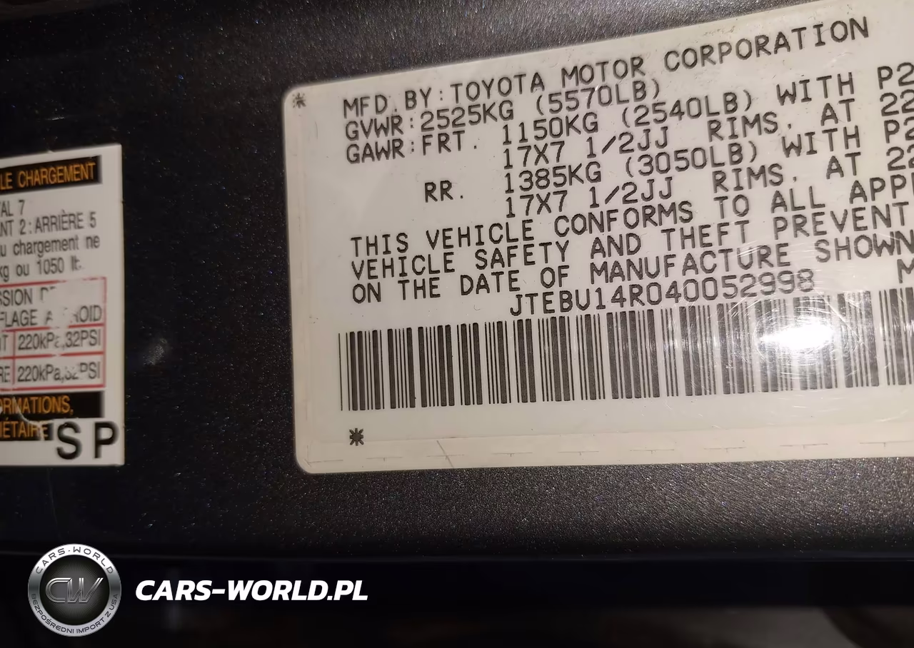 2004 Toyota 4Runner Sr5 V6 VIN:JTEBU14R040052998 - 9