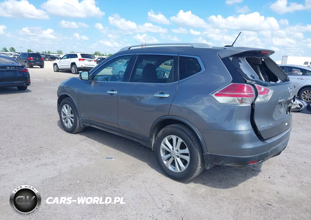2015 Nissan Rogue Sv VIN:KNMAT2MTXFP505488 - 3