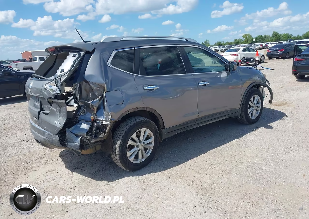 2015 Nissan Rogue Sv VIN:KNMAT2MTXFP505488 - 4
