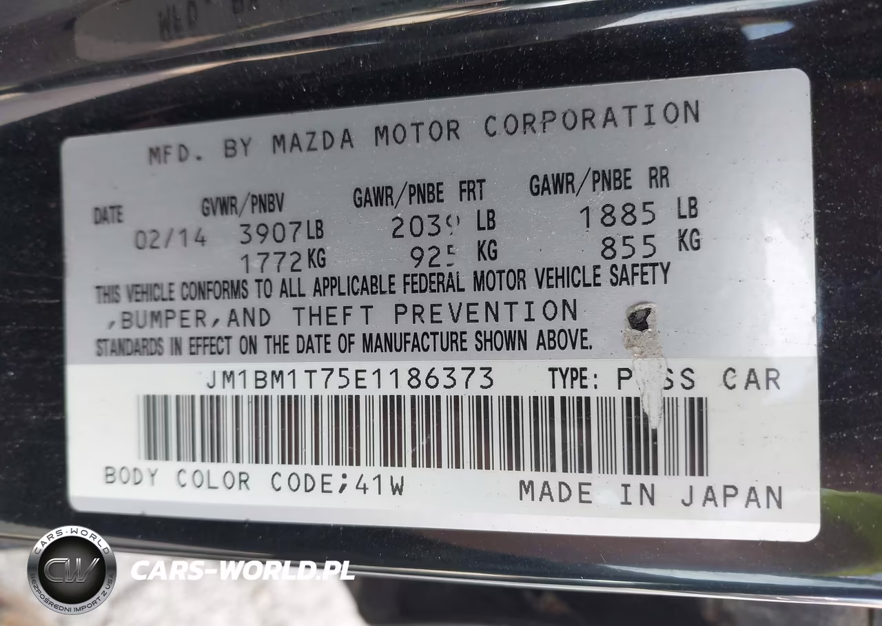 2014 Mazda Mazda3 I Sv VIN:JM1BM1T75E1186373 - 9