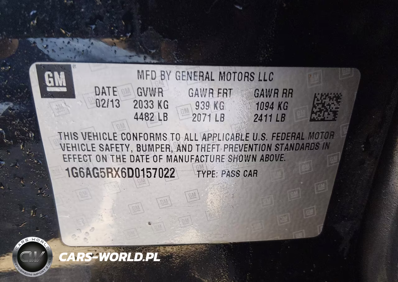 2013 Cadillac Ats Standard VIN:1G6AG5RX6D0157022 - 9