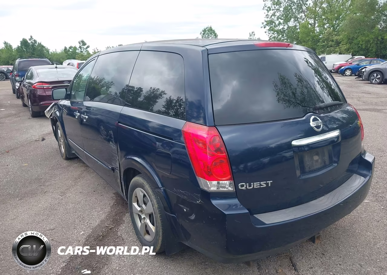 2007 Nissan Quest 3.5 VIN:5N1BV28U37N142901 - 3