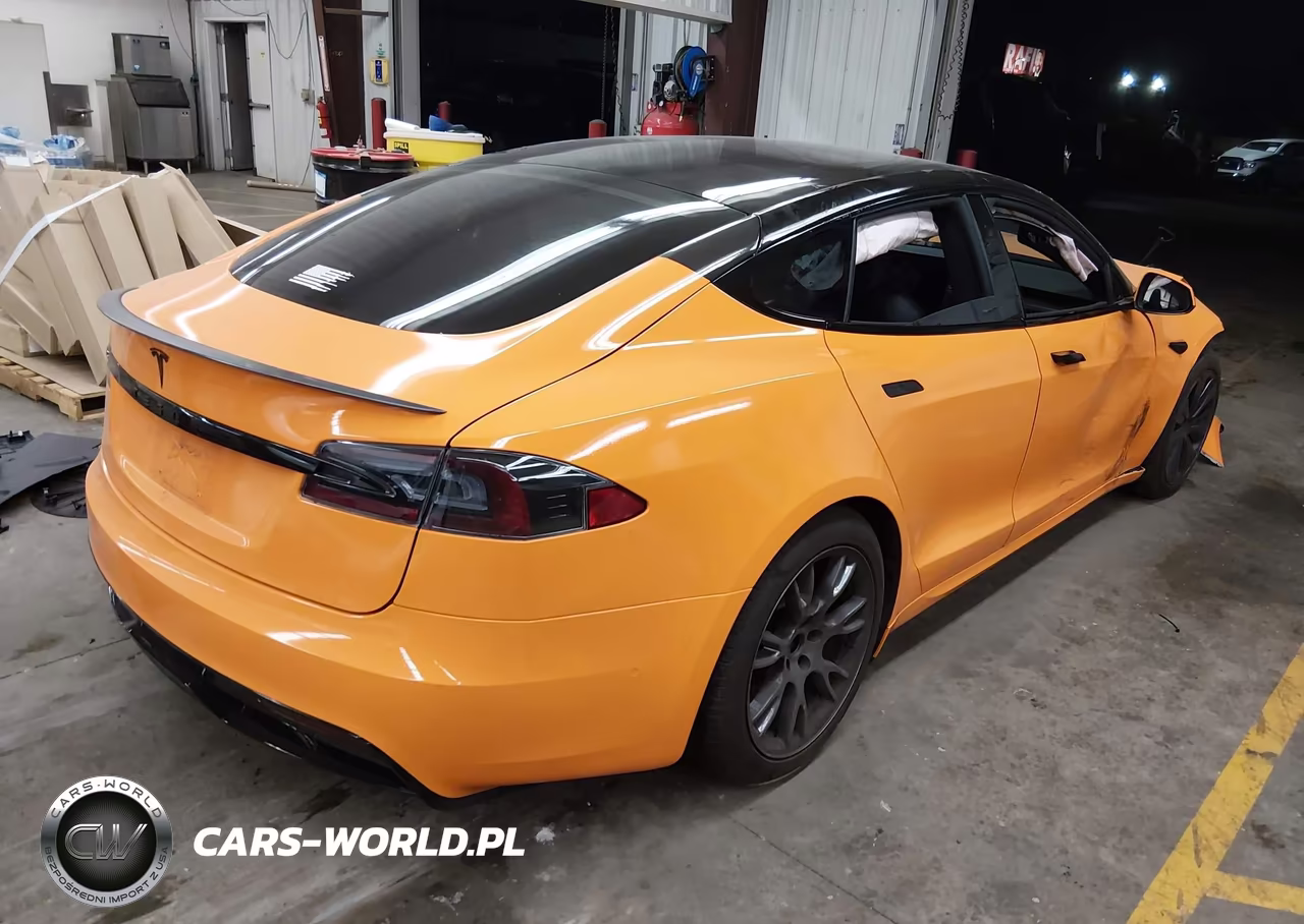2021 Tesla Model S Plaid Tri Motor All-Wheel Drive VIN:5YJSA1E69MF448785 - 4