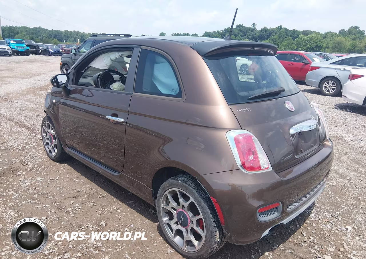 2013 Fiat 500 Sport VIN:3C3CFFBR3DT515176 - 3