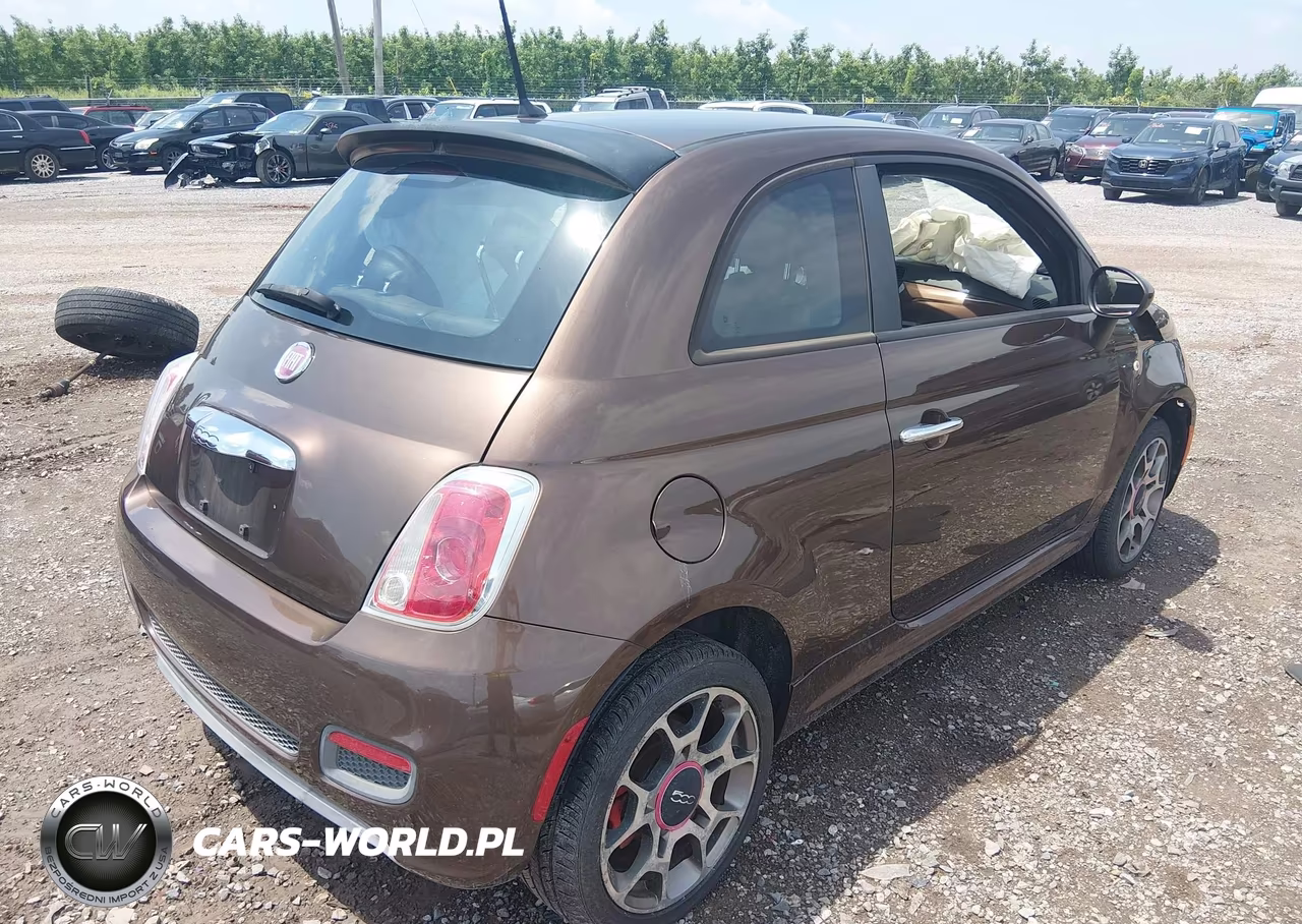 2013 Fiat 500 Sport VIN:3C3CFFBR3DT515176 - 4