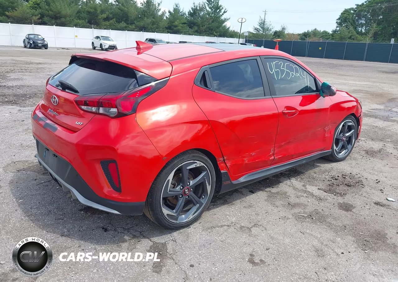 2019 Hyundai Veloster Turbo VIN:KMHTH6AB4KU015682 - 4