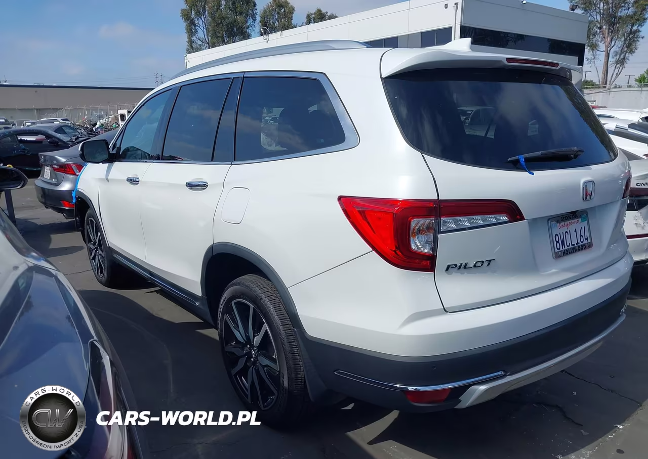 2020 Honda Pilot Awd Elite VIN:5FNYF6H05LB019884 - 3