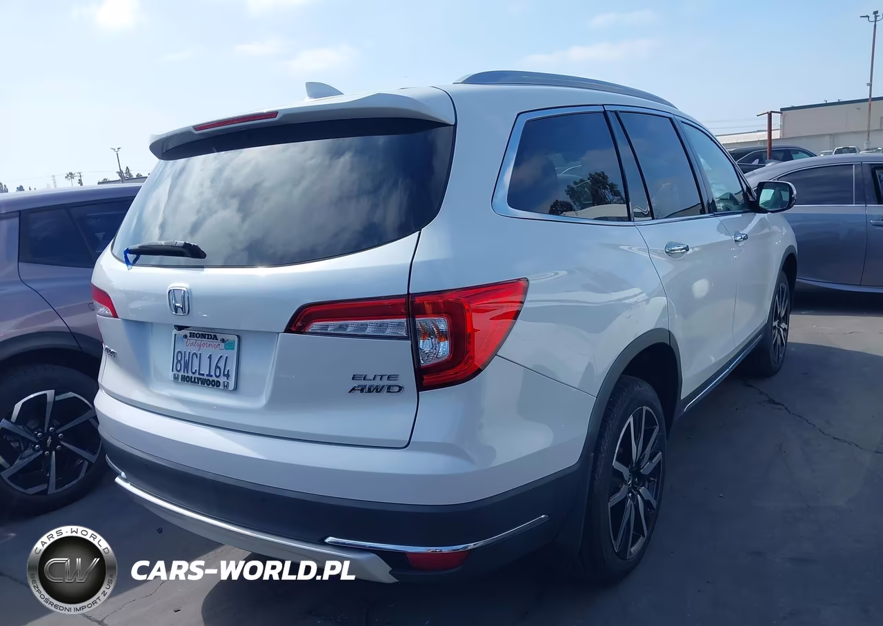 2020 Honda Pilot Awd Elite VIN:5FNYF6H05LB019884 - 4
