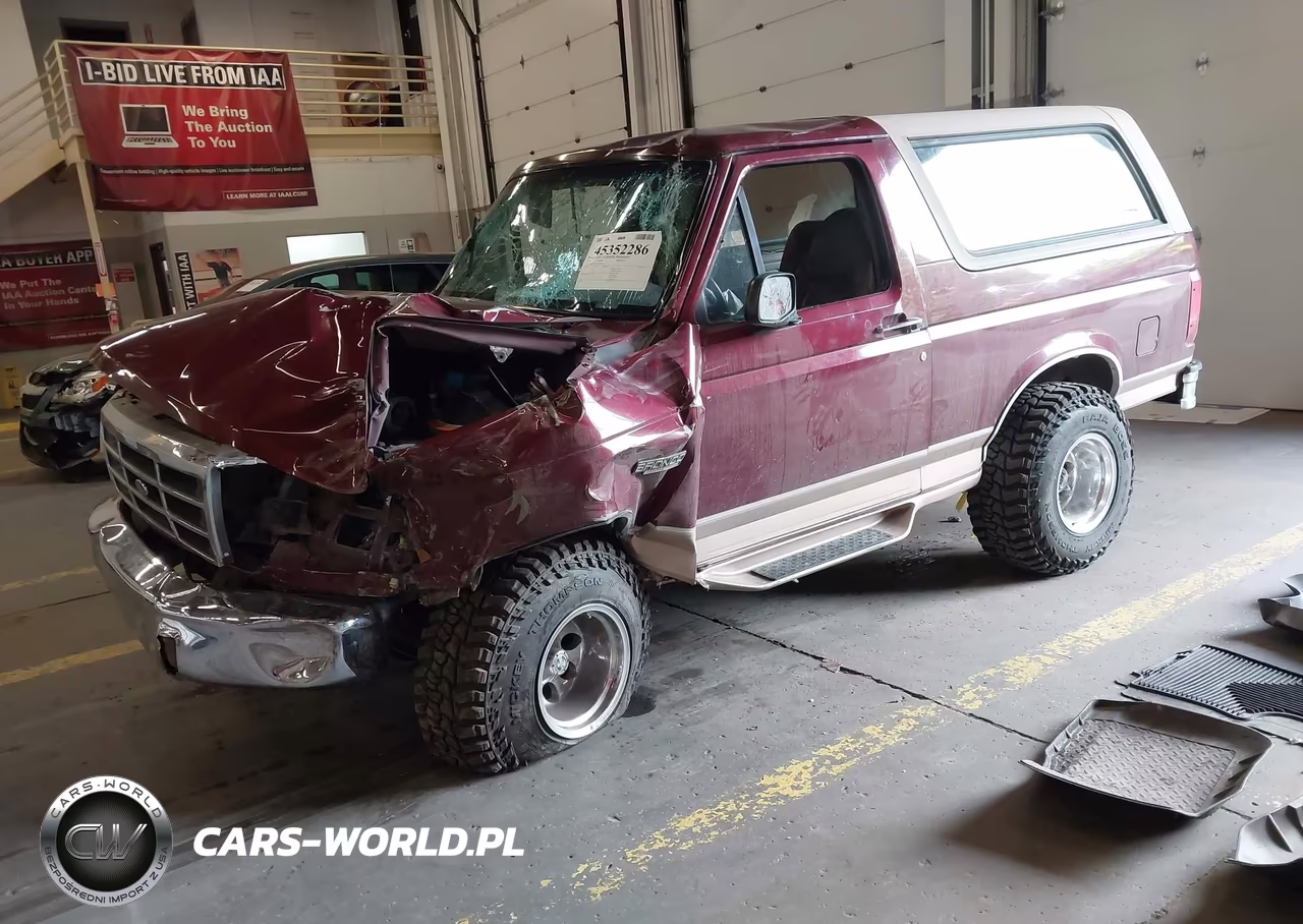 1996 Ford Bronco U100 VIN:1FMEU15H2TLB49460 - 2