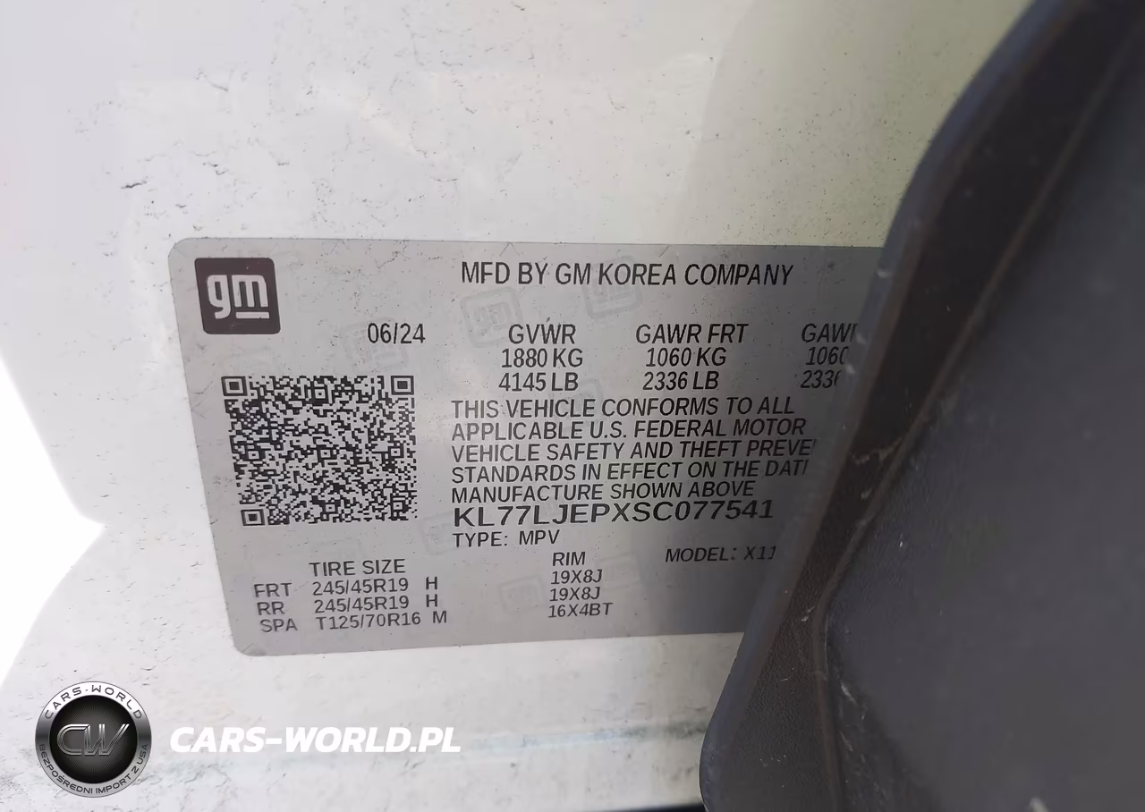 2025 Chevrolet Trax Fwd 2Rs VIN:KL77LJEPXSC077541 - 9