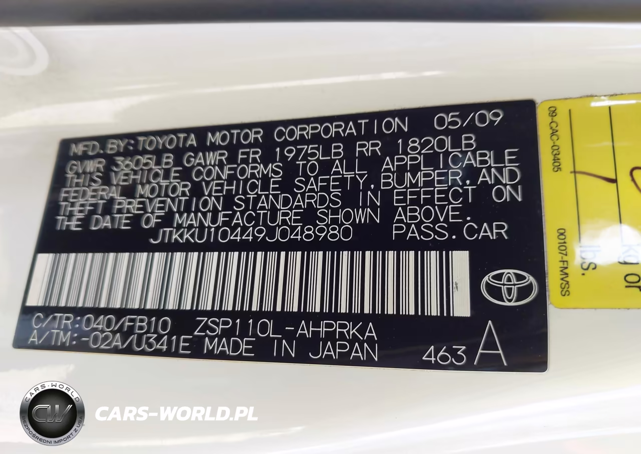 2009 Scion Xd VIN:JTKKU10449J048980 - 9