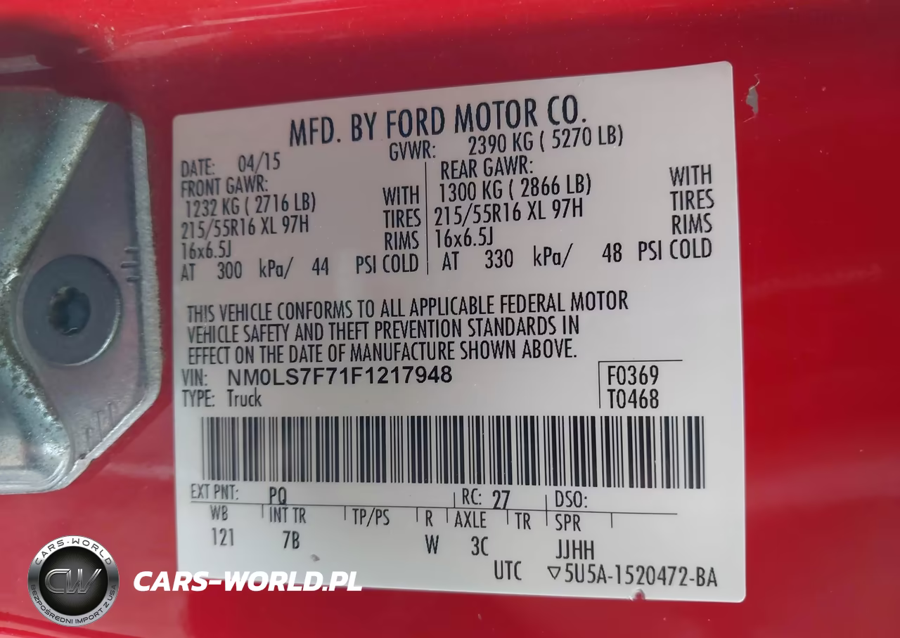 2015 Ford Transit Connect Xlt VIN:NM0LS7F71F1217948 - 9
