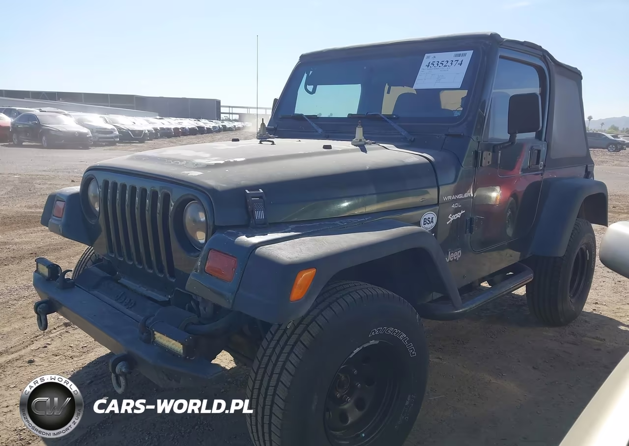 1998 Jeep Wrangler Sport VIN:1J4FY19S5WP724757 - 2