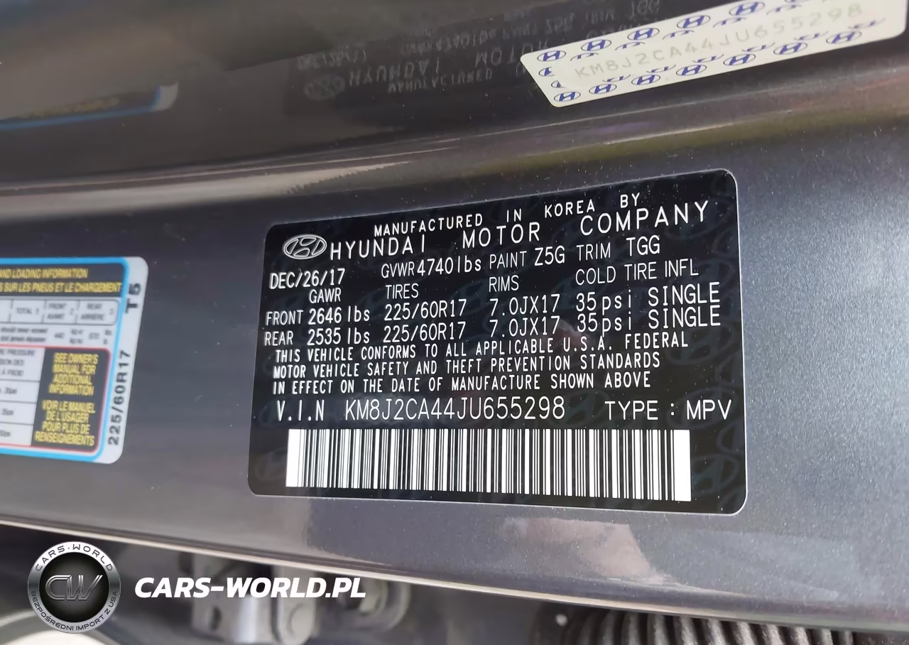 2018 Hyundai Tucson Se VIN:KM8J2CA44JU655298 - 9