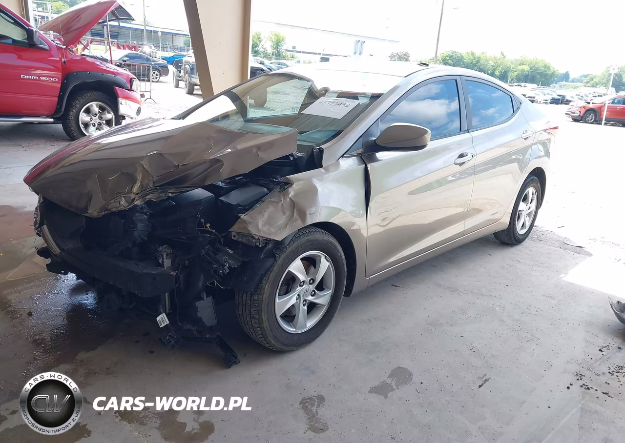 2014 Hyundai Elantra Se VIN:5NPDH4AE7EH480608 - 2