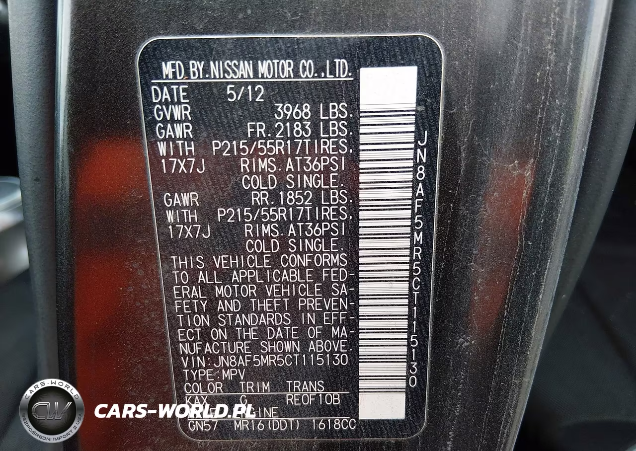 2012 Nissan Juke S VIN:JN8AF5MR5CT115130 - 9