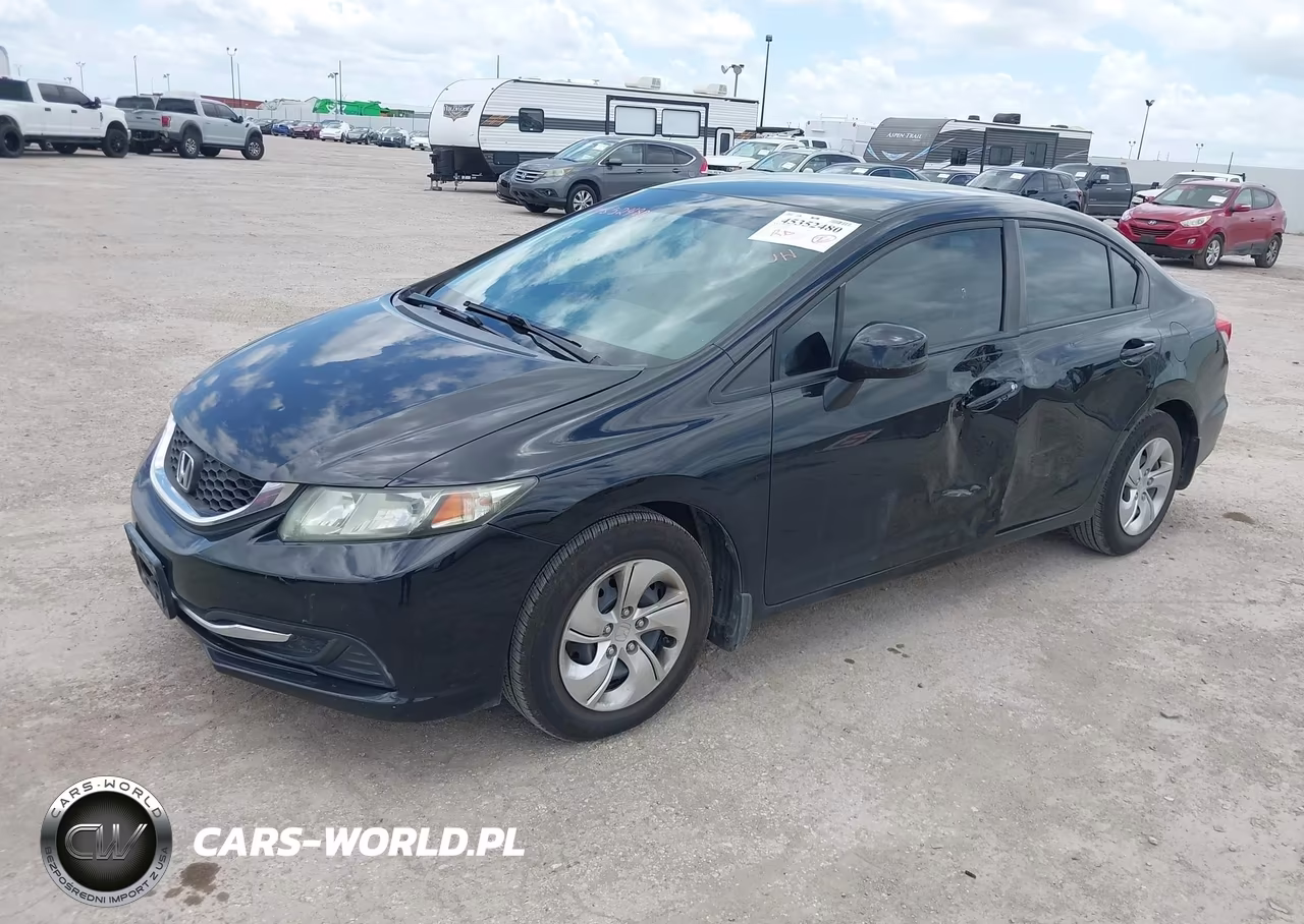 2013 Honda Civic Lx VIN:19XFB2F54DE019506 - 2