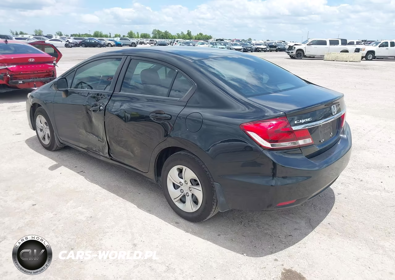 2013 Honda Civic Lx VIN:19XFB2F54DE019506 - 3