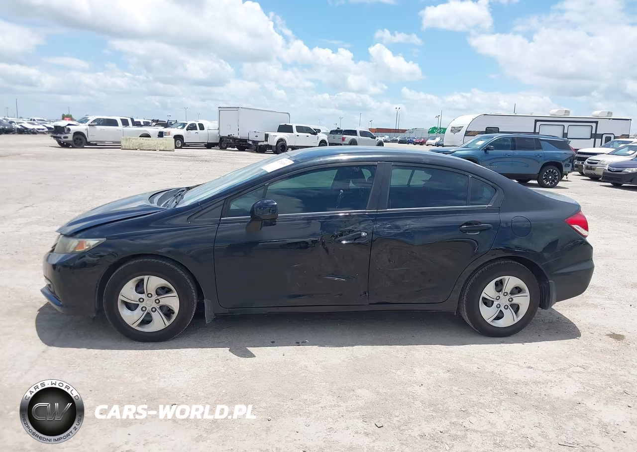 2013 Honda Civic Lx VIN:19XFB2F54DE019506 - 6