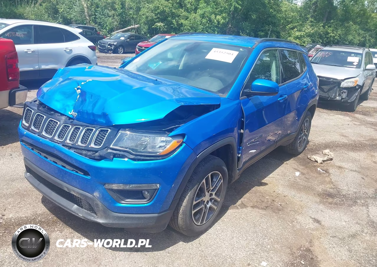 2017 Jeep New Compass Latitude 4X4 VIN:3C4NJDBB2HT627869 - 2