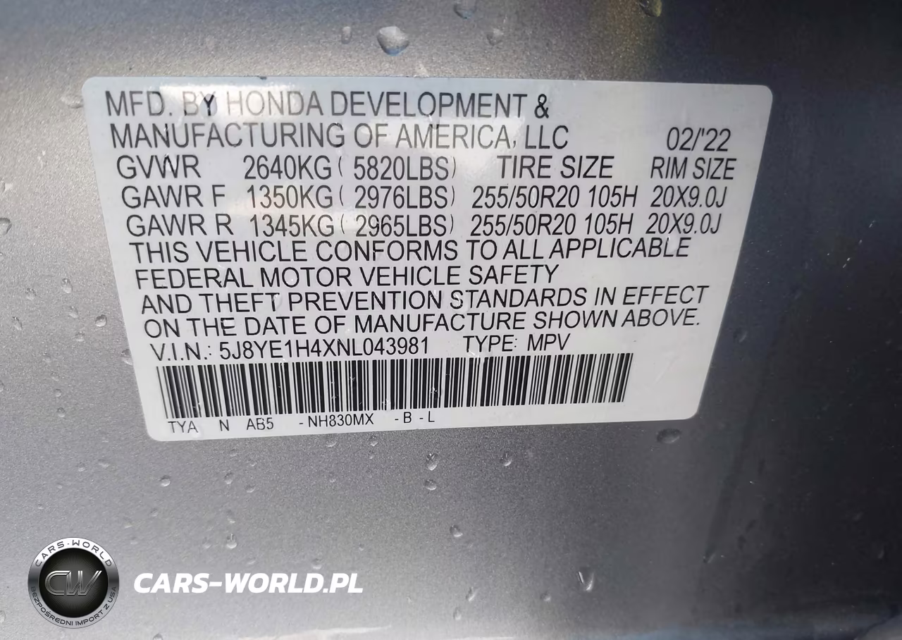2022 Acura Mdx Technology Package VIN:5J8YE1H4XNL043981 - 9