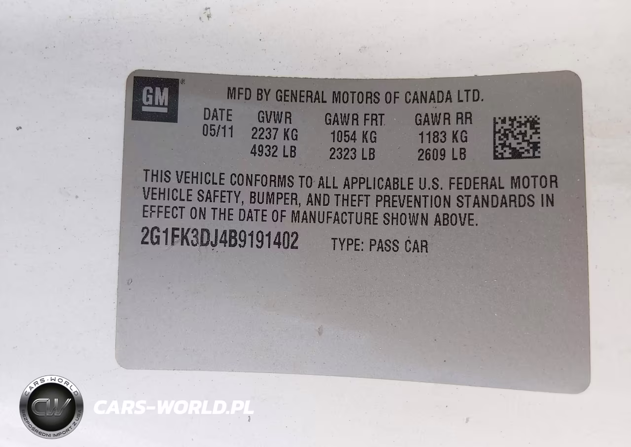 2011 Chevrolet Camaro 2Ss VIN:2G1FK3DJ4B9191402 - 9