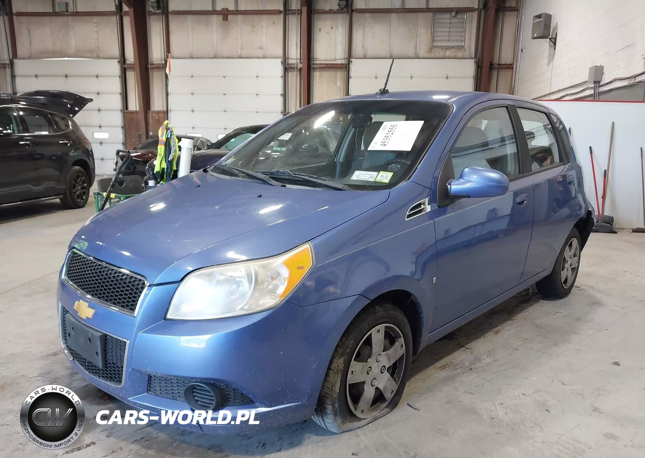 2009 Chevrolet Aveo Lt VIN:KL1TD66E89B317086 - 2