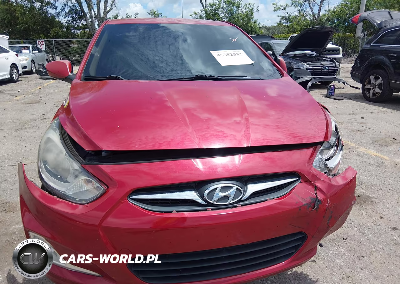 2013 Hyundai Accent Gls VIN:KMHCU4AE0DU314812 - 12