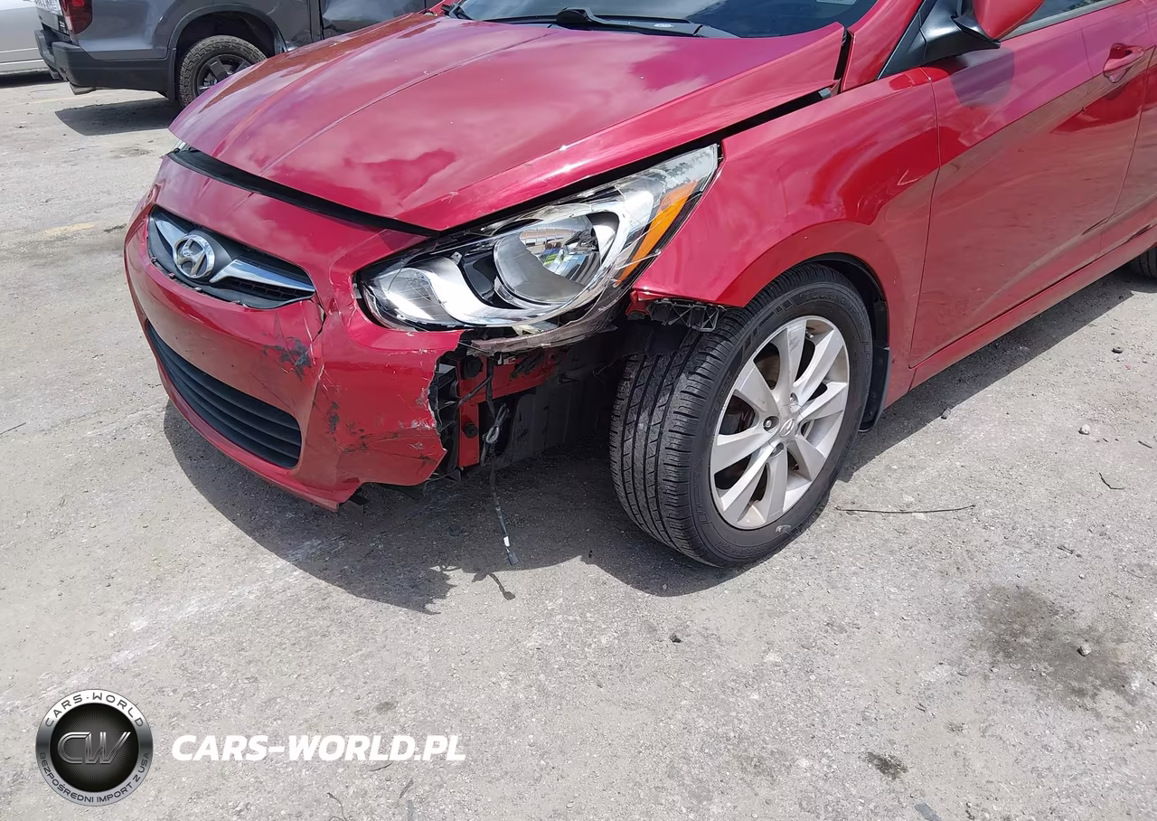 2013 Hyundai Accent Gls VIN:KMHCU4AE0DU314812 - 6