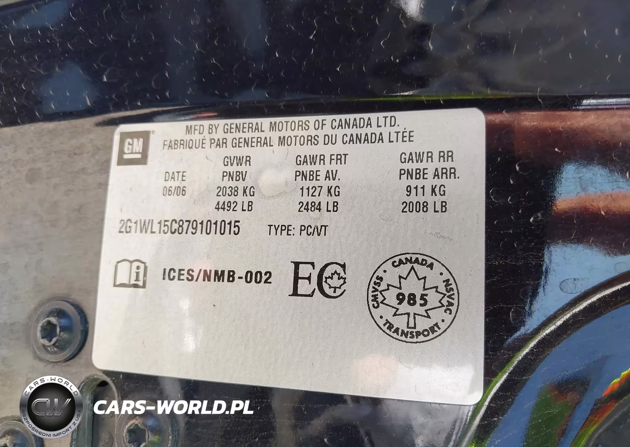 2007 Chevrolet Monte Carlo Ss VIN:2G1WL15C879101015 - 9