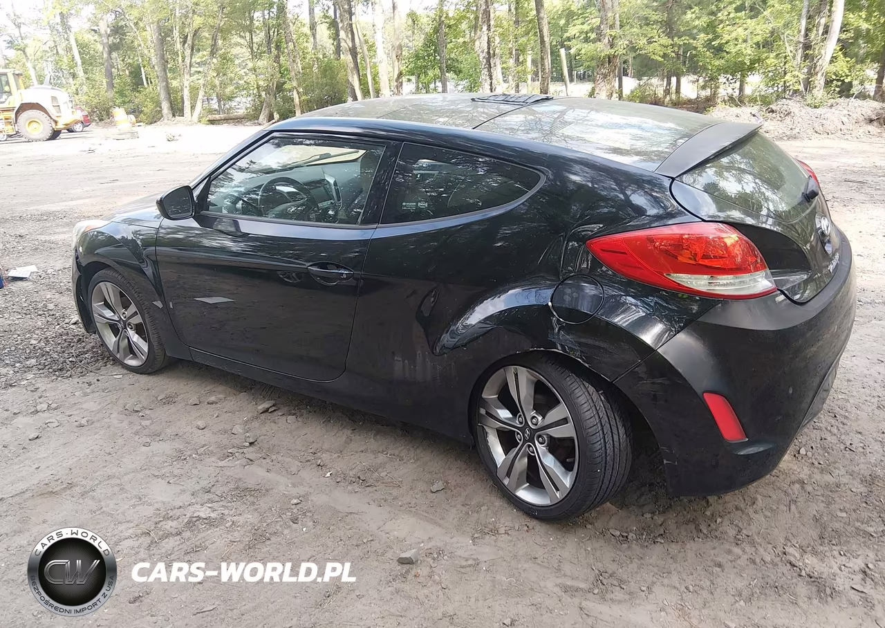 2013 Hyundai Veloster Base W-Gray VIN:KMHTC6AD6DU092637 - 3