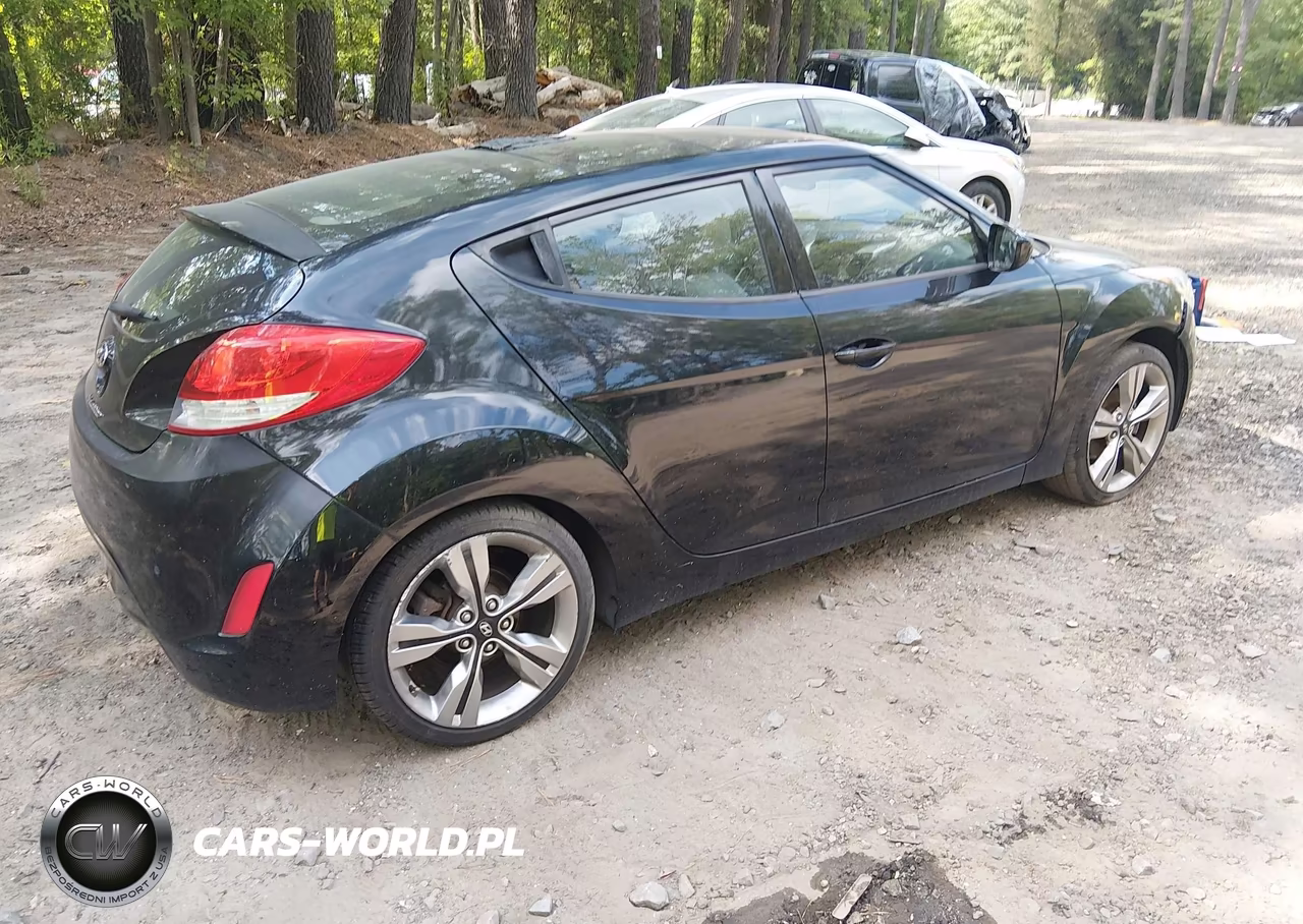 2013 Hyundai Veloster Base W-Gray VIN:KMHTC6AD6DU092637 - 4