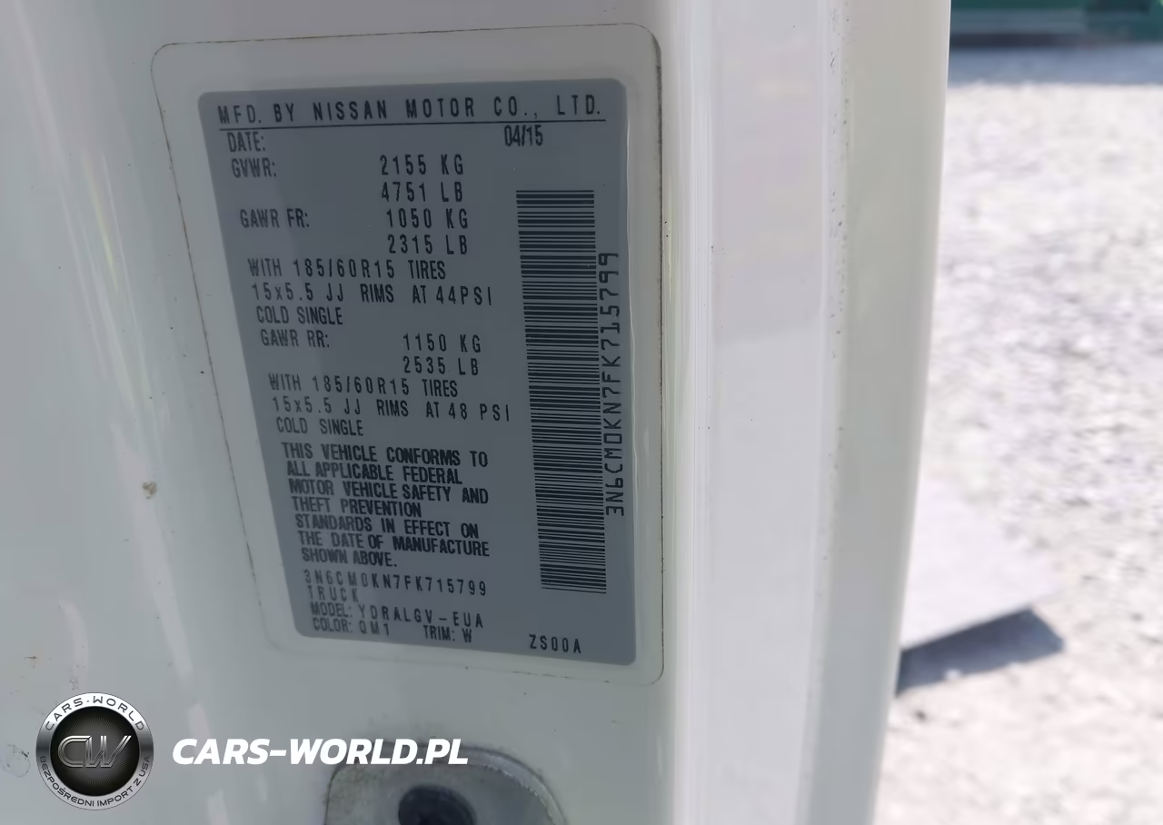 2015 Nissan Nv200 Sv VIN:3N6CM0KN7FK715799 - 9