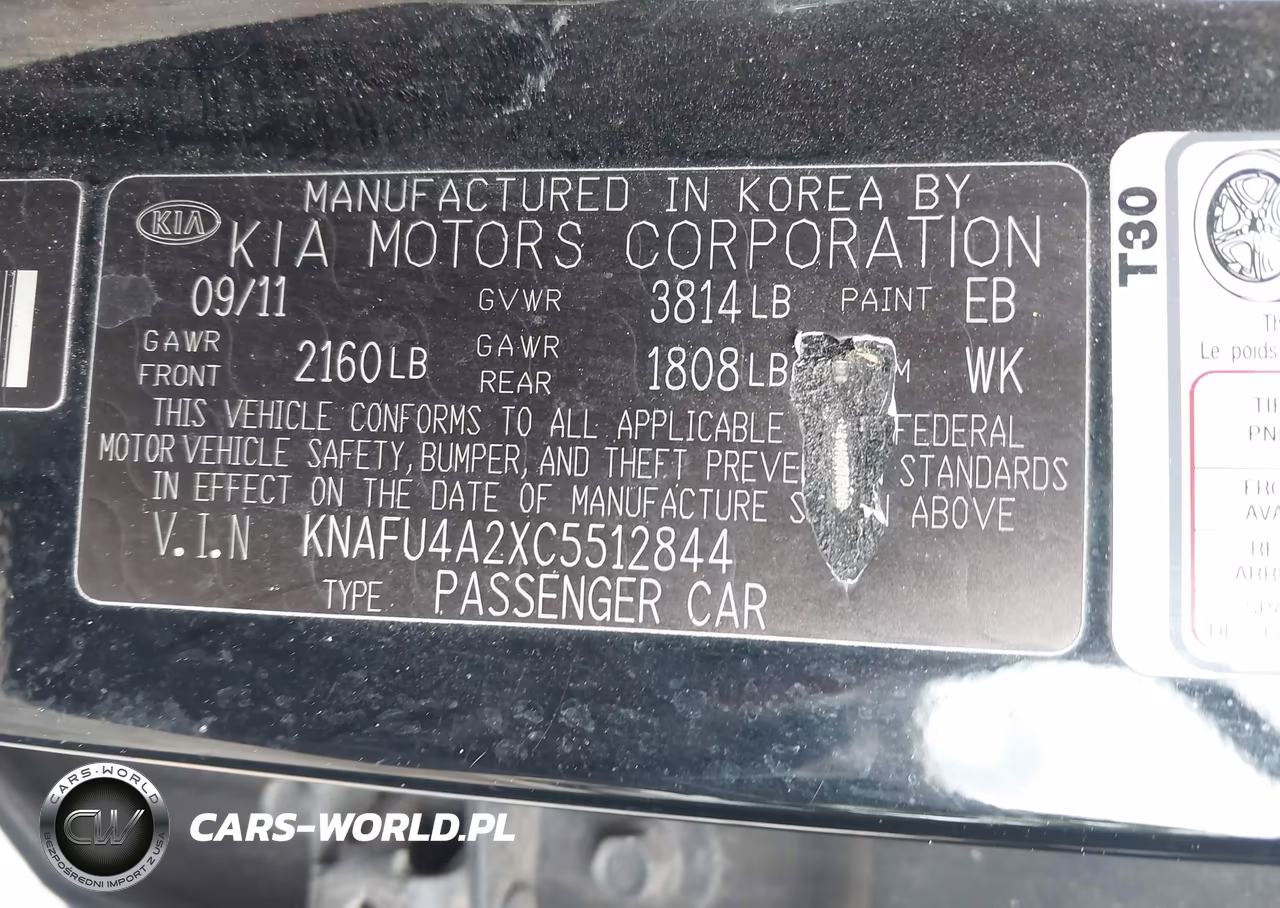 2012 Kia Forte Ex VIN:KNAFU4A2XC5512844 - 9