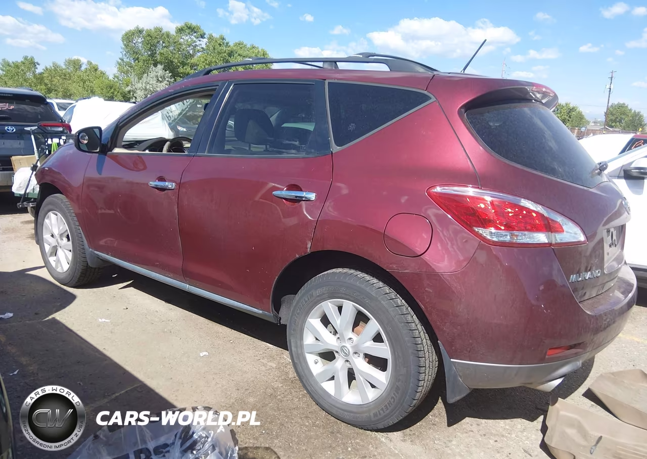 2012 Nissan Murano Sl VIN:JN8AZ1MW6CW215550 - 3
