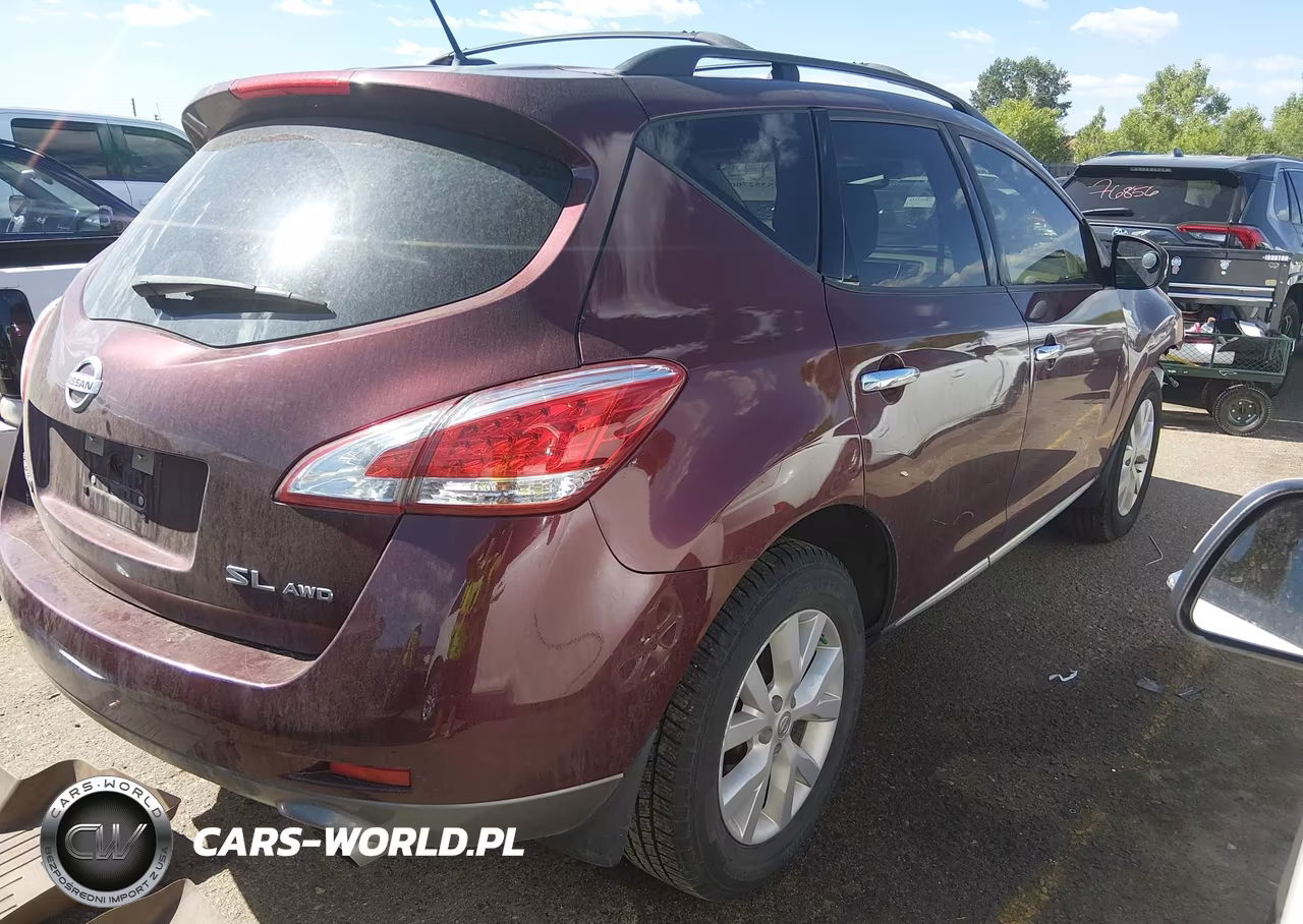 2012 Nissan Murano Sl VIN:JN8AZ1MW6CW215550 - 4