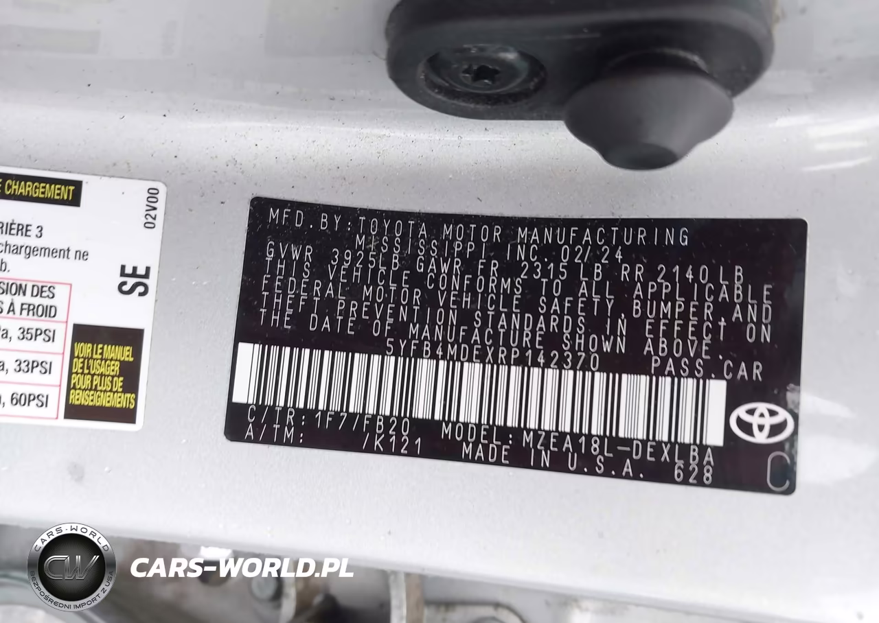 2024 Toyota Corolla Le VIN:5YFB4MDEXRP142370 - 9