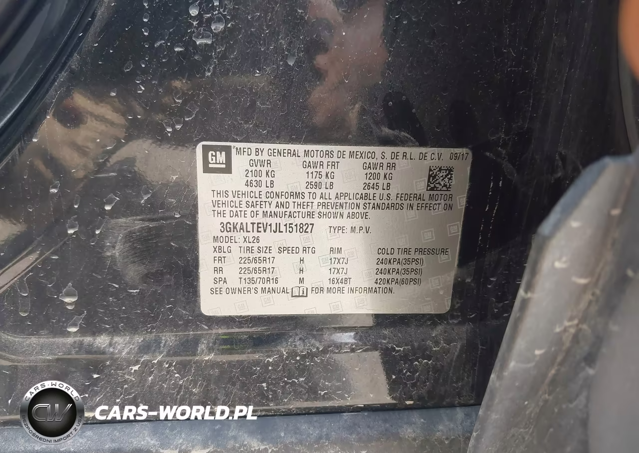2018 GMC Terrain Sle VIN:3GKALTEV1JL151827 - 9