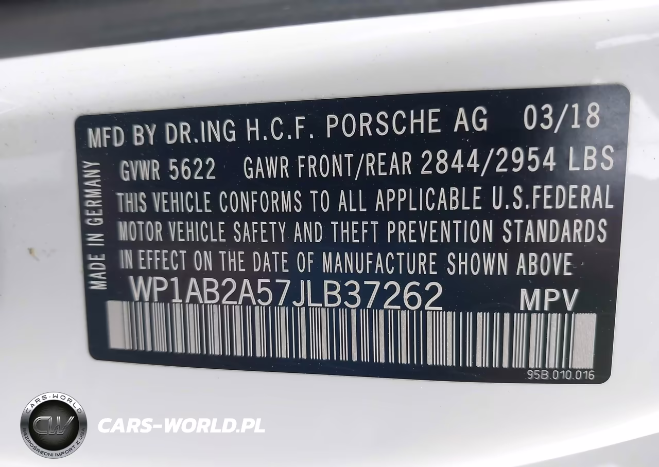 2018 Porsche Macan S VIN:WP1AB2A57JLB37262 - 9