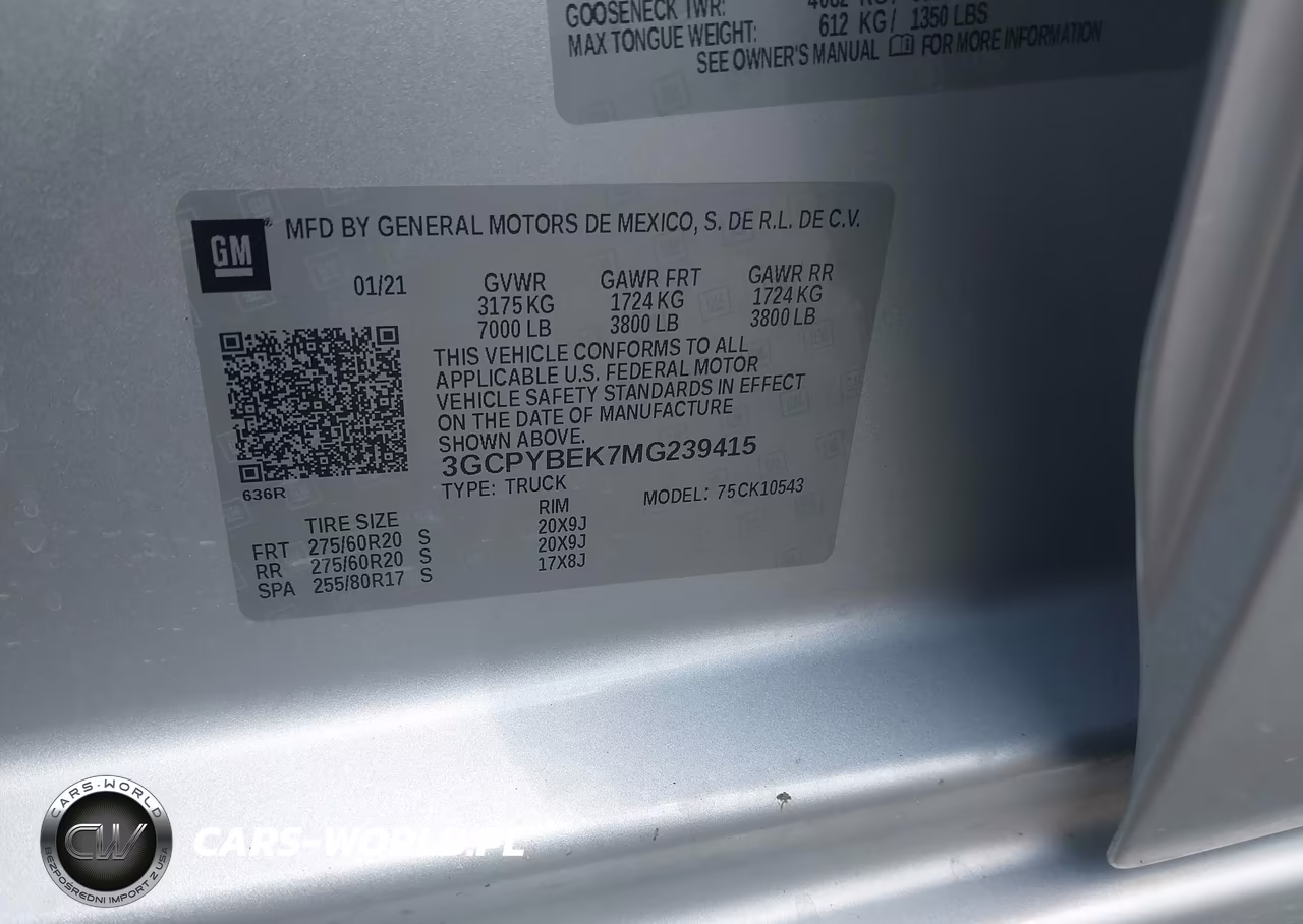 2021 Chevrolet Silverado 1500 4Wd Short Bed Custom VIN:3GCPYBEK7MG239415 - 9
