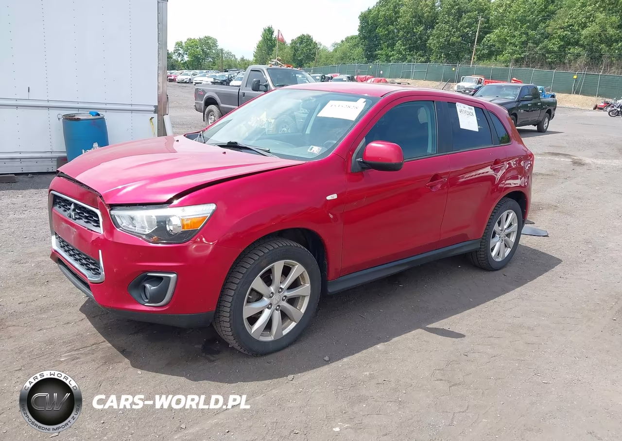 2015 Mitsubishi Outlander Sport Es VIN:4A4AR3AU8FE020563 - 2