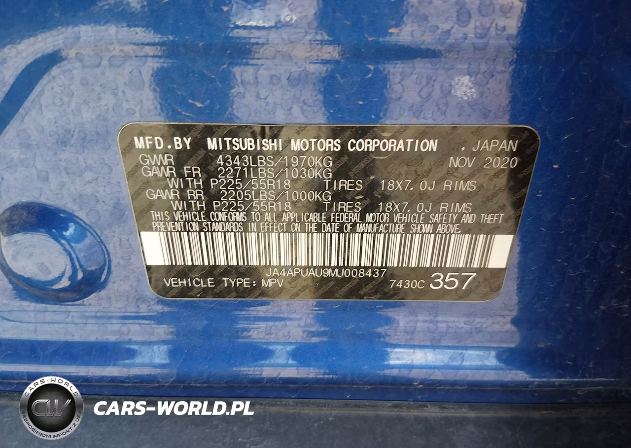 2021 Mitsubishi Outlander Sport 2.0 Be 2Wd-2.0 Es 2Wd-2.0 Le 2Wd-2.0 S 2Wd VIN:JA4APUAU9MU008437 - 9