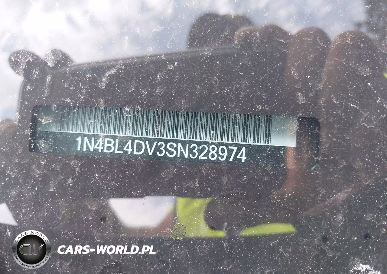 2025 Nissan Altima Sv Fwd VIN:1N4BL4DV3SN328974 - 9