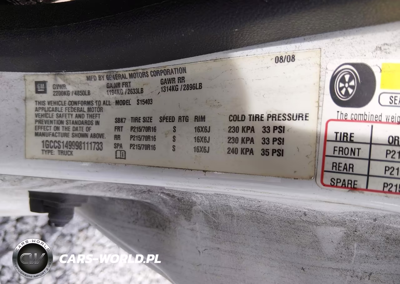 2009 Chevrolet Colorado Work Truck VIN:1GCCS149998111733 - 9